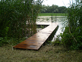 Stég referencia - Ráckeve, kisduna