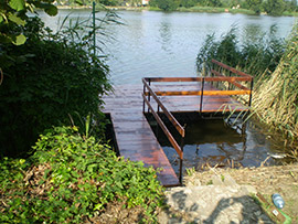 Stég referencia - Ráckeve, kisduna