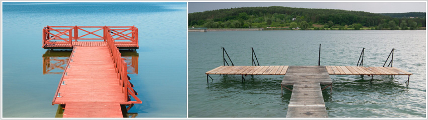 Minőségi stég építése és a régi teljes felújítása